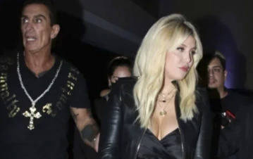 ¡Las imágenes! Wanda Nara fue a un evento donde L-Gante se agarró a trompadas : "Los botellazos fueron tremendos"