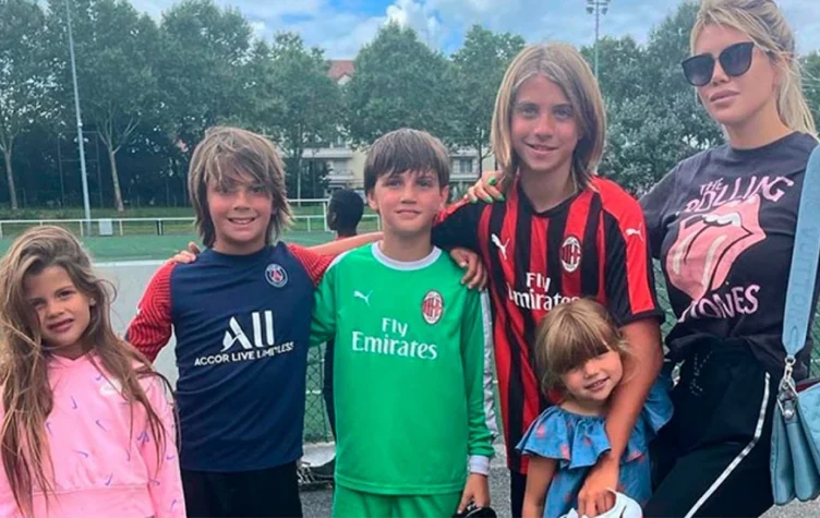 Wanda Nara habló de las frases "anti argentinas" de sus hijos