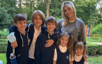 ¡Como Valentino! Las otras quejas "antiargentinas" de los hijos de Wanda Nara: les molestan el calor, la gente y...