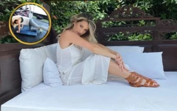 Embarazada de cuatro meses, cuál es la rutina de gym de Mica Viciconte