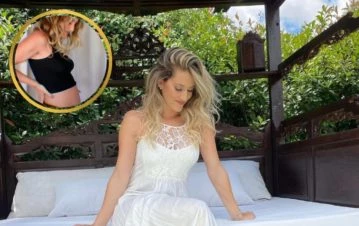 Mica Viciconte compartió un video de su panza embarazada y lanzó una reflexión: "El cuerpo perfecto es..."