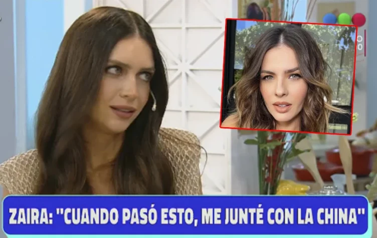 Zaira Nara contó cómo fue su encuentro con la China Suárez