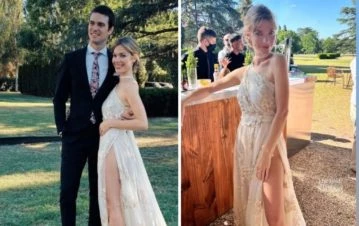 Las fotos y videos del casamiento de Luli Laprida que se había suspendido por covid
