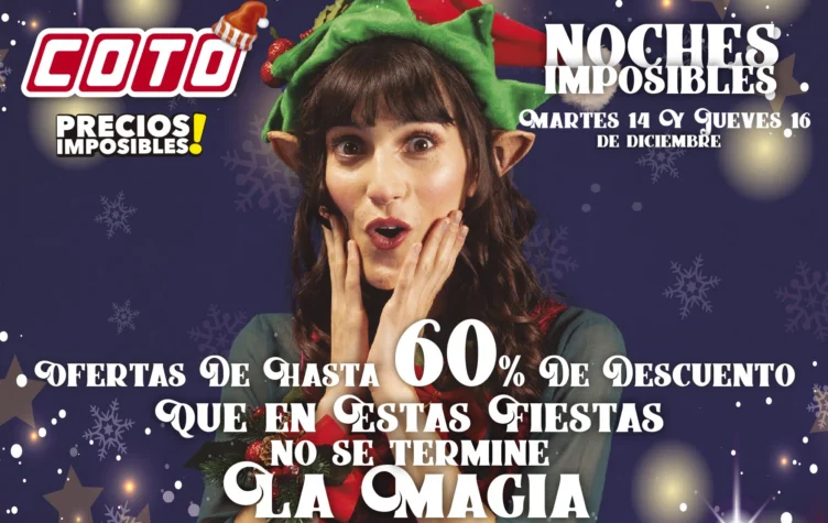 Coto, Noches Imposibles, Descuentos