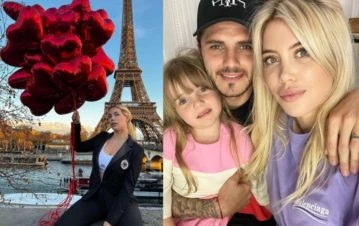 ¿Todo muy normal? Wanda Nara mostró a Mauro Icardi armando su espectacular arbolito de Navidad en familia