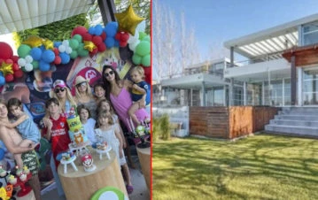 Cómo es el jardín inmenso de la casa de Wanda Nara en Nordelta