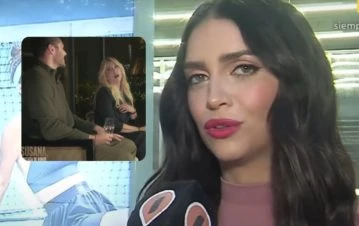 Zaira Nara contó que le pareció la nota de Wanda con Susana Giménez y dio una polémica versión
