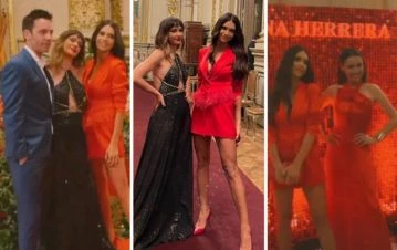 Las fotos y video del encuentro de Benjamín Vicuña, Zaira Nara y Pampita tras el escándalo de la China y Wanda
