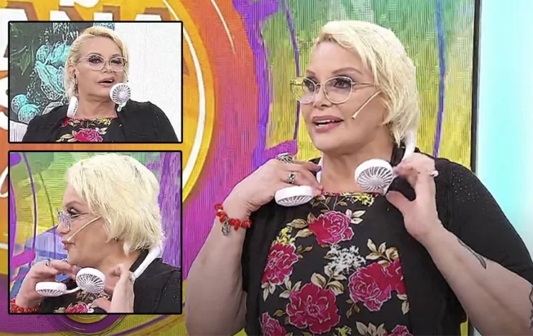 El collar ventilador de Carmen Barbieri que fue furor en las redes