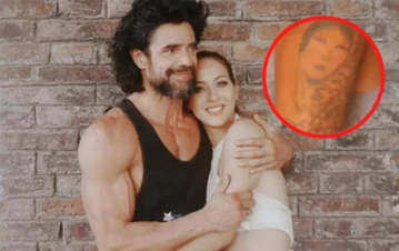 A qué famosa tiene tatuado en su cuerpo Luciano Castro y Flor Vigna se la descubrió
