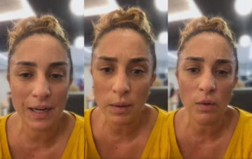 ¡Indignada! María Julia Oliván explotó de furia en Aeroparque por el trato que recibió su hijo con autismo