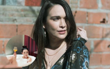 Las fotos más sexy de Lali González, la genial actriz de La 1-5/18, en una bañera con... ¡espuma y champagne!