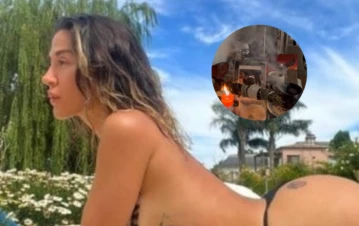 Jimena Barón mostró su "meditario", el rincón que más visita en su casa