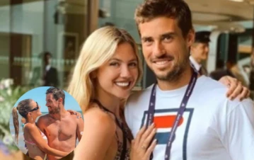 Embarazados de 15 semanas, Stephanie Demner y Guido Pella revelaron el sexo del baby y contaron cómo se llamará