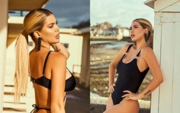 Tras el éxito de sus maquillajes, Wanda Nara lanzó su marca de bikinis: cómo son y cuánto cuestan