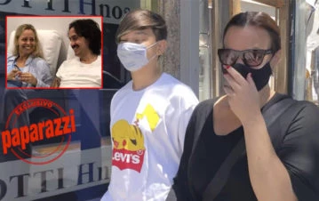 Dolor y resignación: Caramelito Carrizo le dio el último adiós a su hermano Martín junto a sus familiares y amigos