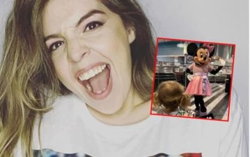 ¡La mostró! Dalma Maradona se fue a  Disney con su hija Roma y se pudieron ver sus primeras fotos