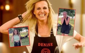 ¡Se mató! El increíble video del papelón de Denise Dumas mientras su hija grababa un Tik Tok