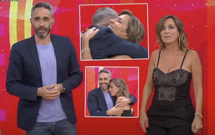 La emoción del Pollo Alvarez y Sandra Borghi al despedirse