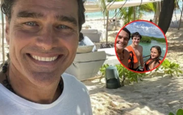 Las fotos de las vacaciones de Hernán Drago y sus hijos en el Caribe: ¿por qué esconde a su novia?