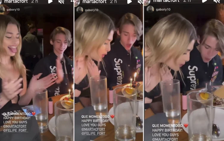 Marta y felipe Fort celebraron su cumpleaños a una semana de la muerte de Gustavo Martínez