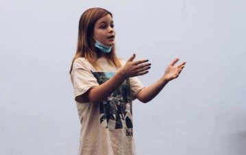 ¡El video! Cómo le fue a Muna, la hija de Agustina Cherri, en sus primeras audiciones en los Estados Unidos