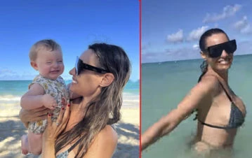 Las fotos de las vacaciones de canje de Pampita en el Caribe con más de 40 invitados