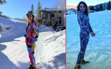 La primera foto de Vero Lozano tras caerse de 7 metros de una aerosilla