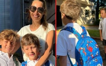 ¡Mamá genial! Cómo fue la vuelta al cole de los hijos de Pampita: "Primer día de clases"