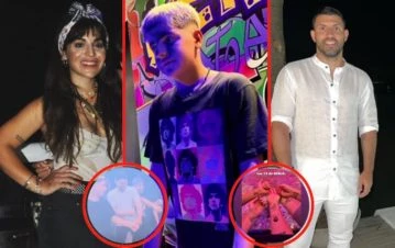 Cómo fue el reencuentro del Kun Agüero y Gianinna Maradona en el cumpleaños de su hijo