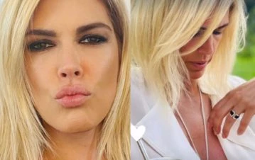 ¡Qué fuega! Viviana Canosa incendió las redes con su nuevo tattoo "fetichista" y su escote XXL