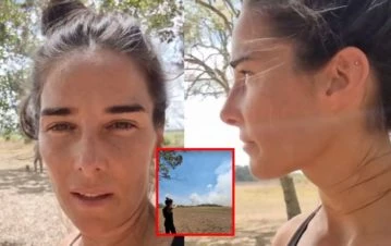 Juana Viale transmitió en primera persona los incendios en Corrientes: "Me llena de tristeza, esto es..."