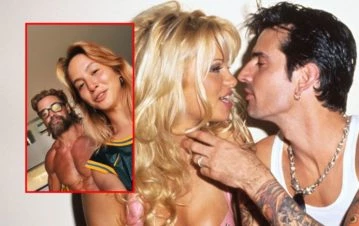 ¡Qué ganas! Flor Vigna y Luciano Castro recrearon las fotos más hot de Pamela Anderson y Tommy Lee