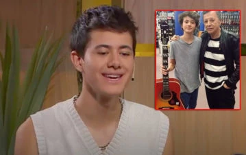 Dante Ortega contó cómo es su relación con Palito Ortega, su abuelo, en medio de la polémica: “No es demostrativo porque…”