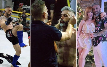 ¡Impactante! El novio de Miriam Lanzoni mete miedo como luchador de MMA: "Yo soy el peligro"