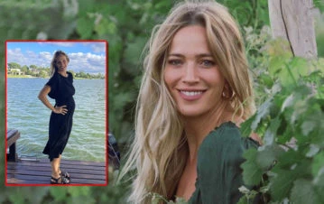Luisana Lopilato mostró cómo está su pancita de embarazo a los 5 meses