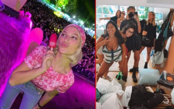 Las salidas de soltera de Stefi Roitman que alimentaron los rumores de crisis con Ricky Montaner