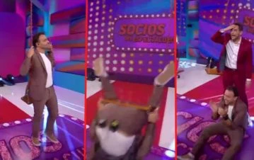 El tremendo blooper de Adrián Pallares en el cierre de Socios del Espectáculo