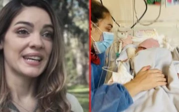 Macarena Paz contó cómo es cuando puede ver a su hija en neonatología: "A veces se siente..."