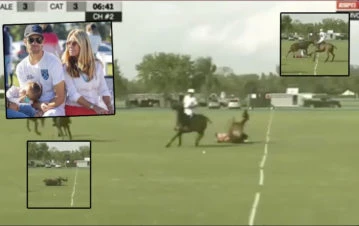 El video de la caída de Clemente, el hijo de la Trilliza de Oro María Emilia, jugando al polo en Estados Unidos
