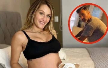 ¡Se puso la 10! Mica Viciconte mostró el accionar de Fabián Cubero para la llegada de su hijo Luca