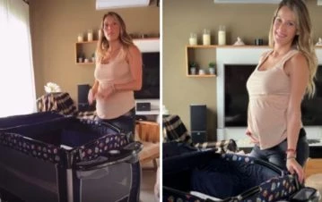 De vuelta en su casa, Mica Viciconte mostró  cómo es la habitación donde dormirá su hijo Luca Cubero