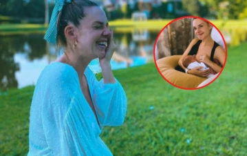 A días de ser mamá, Julieta Nair Calvo contó el secreto que descubrió para que no le duela amamantar