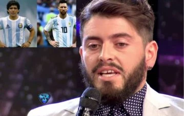 Diego Maradona Junior hizo una terrible frase de Lionel Messi al compararlo con su papá