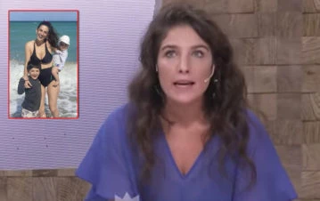 El tremendo susto de Juana Repetto con uno de sus hijos en sus vacaciones en México