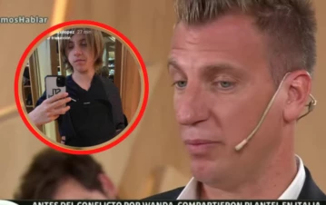 Maxi López mostró cómo quedó Valentino, el hijo que tuvo con Wanda Nara, después de romperse la clavícula