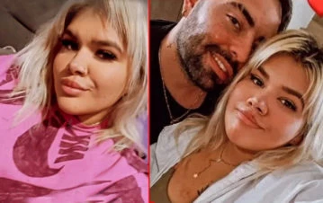 El gran debut: embarazada de dos meses, Morena Rial cantó junto a Él Maxi, su novio