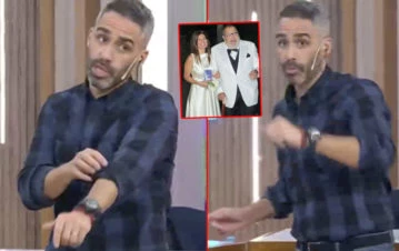 Polémica teoría del Pollo Alvarez sobre el casamiento de Lanata y Elba Marcovecchio: "Los mufaron, les tiraron...