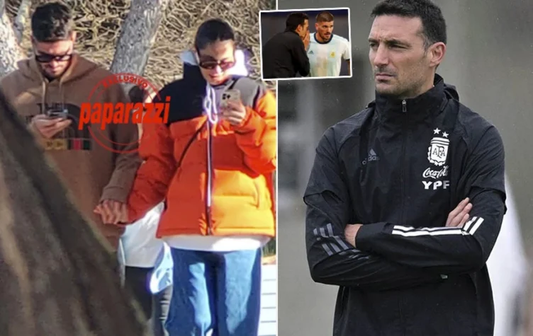 Lionel Scaloni está preocupado por el escándalo de De Paul y Tini