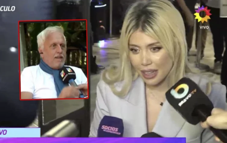 Wanda Nara se sensibilizó al hablar de su papá Andrés